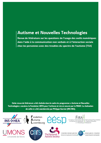 Couverture revue de littérature Autisme et Nouvelles technologies, jpg